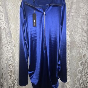 Fashion Nova Royal Blue Mini Dress